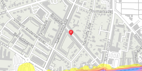 Trafikstøjkort på Brogade 22, st. tv, 4100 Ringsted