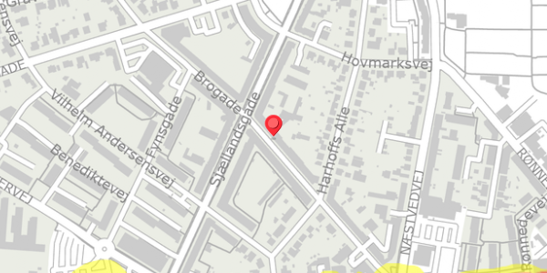 Trafikstøjkort på Brogade 25, 2. th, 4100 Ringsted