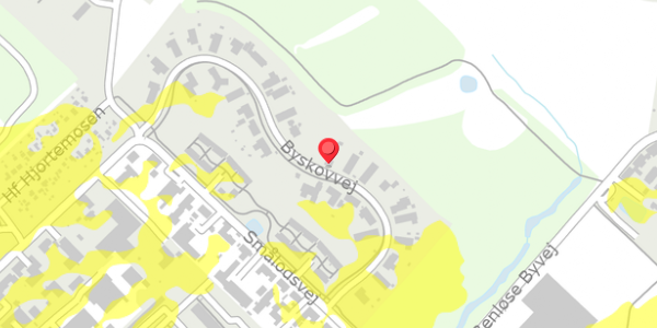 Trafikstøjkort på Byskovvej 20, 4100 Ringsted