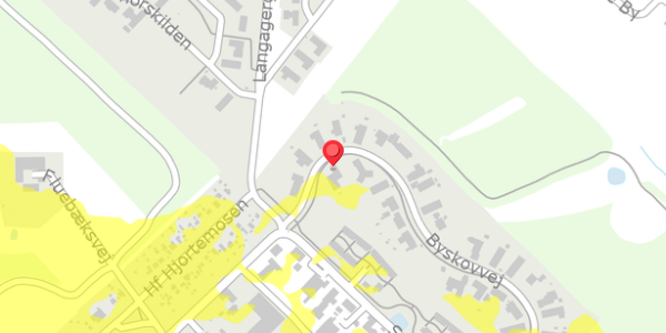 Trafikstøjkort på Byskovvej 21, 4100 Ringsted