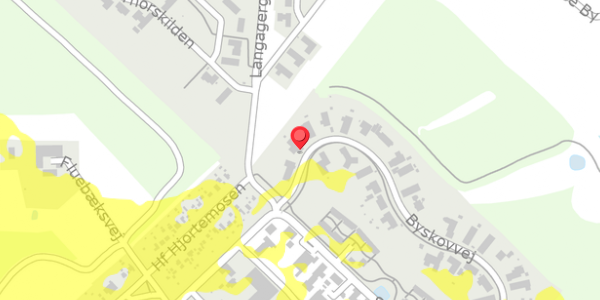 Trafikstøjkort på Byskovvej 40, 4100 Ringsted