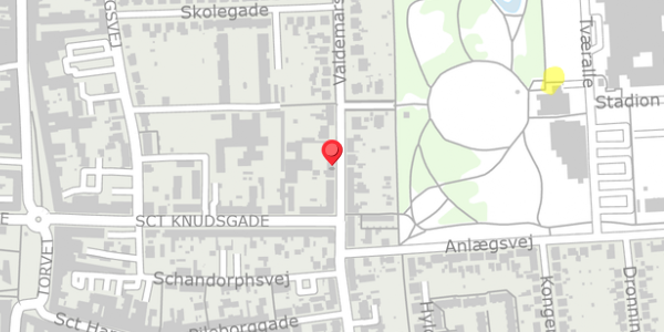 Trafikstøjkort på Dagmarsgade 12, 4100 Ringsted