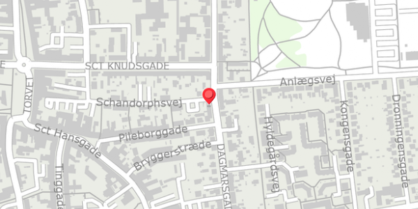 Trafikstøjkort på Dagmarsgade 22A, . , 4100 Ringsted