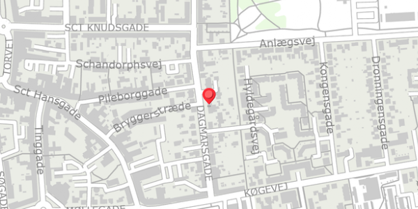Trafikstøjkort på Dagmarsgade 49, 4100 Ringsted