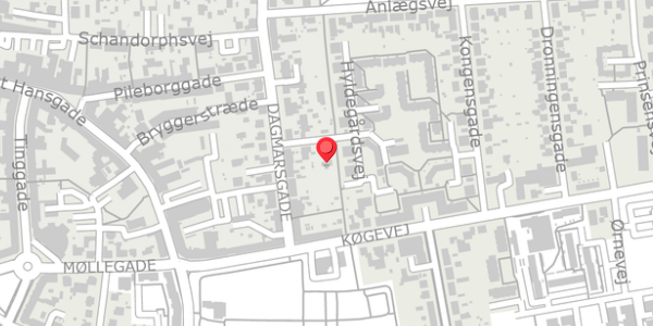 Trafikstøjkort på Dagmarsgade 67B, . , 4100 Ringsted