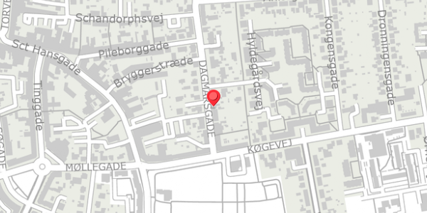 Trafikstøjkort på Dagmarsgade 69, 4100 Ringsted