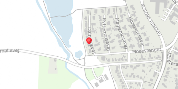Trafikstøjkort på Dalmosevej 3, . , 4100 Ringsted