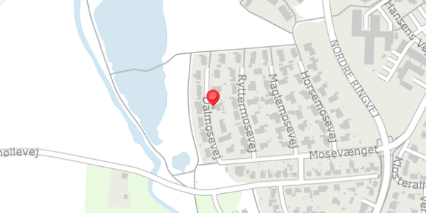 Trafikstøjkort på Dalmosevej 8, . , 4100 Ringsted