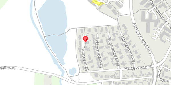 Trafikstøjkort på Dalmosevej 10, 4100 Ringsted