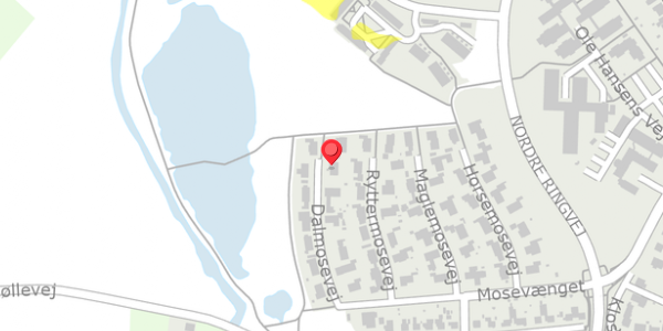 Trafikstøjkort på Dalmosevej 12, . , 4100 Ringsted