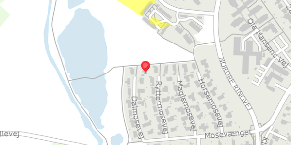 Trafikstøjkort på Dalmosevej 14, . , 4100 Ringsted
