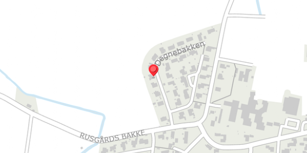 Trafikstøjkort på Degnebakken 9, . , 4100 Ringsted