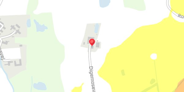 Trafikstøjkort på Digemosevej 20, . , 4100 Ringsted