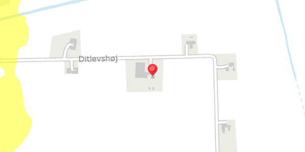 Trafikstøjkort på Ditlevshøj 18, 4100 Ringsted