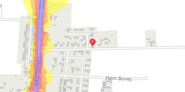 Trafikstøjkort på Ditlevshøj 50, 4100 Ringsted