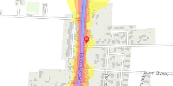Trafikstøjkort på Ditlevshøj 86, 4100 Ringsted