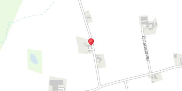 Trafikstøjkort på Drisdalsvej 36, 4100 Ringsted