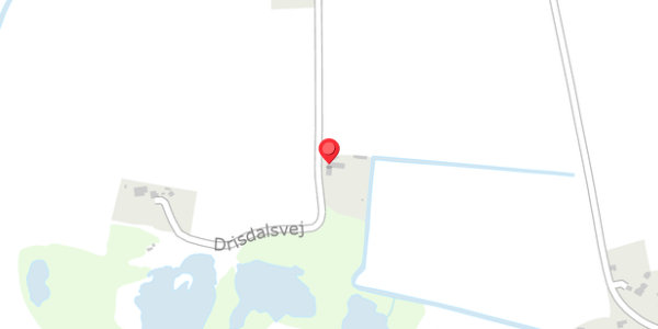 Trafikstøjkort på Drisdalsvej 43, . , 4100 Ringsted