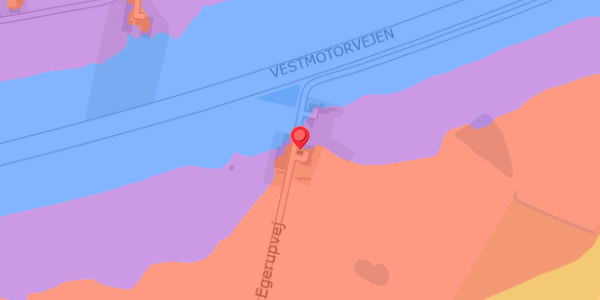 Trafikstøjkort på Egerupvej 51, . , 4100 Ringsted