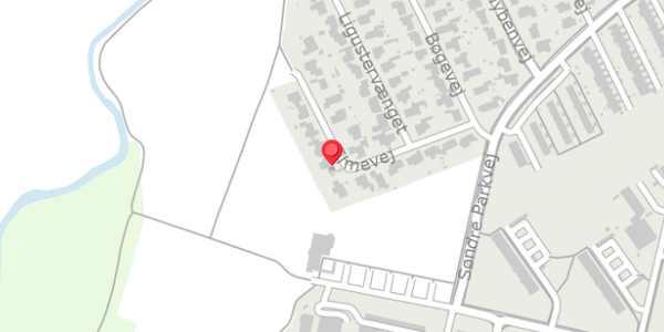 Trafikstøjkort på Elmevej 10, . , 4100 Ringsted