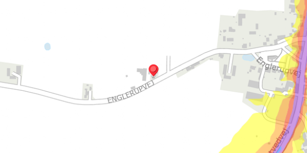 Trafikstøjkort på Englerupvej 24, . , 4100 Ringsted