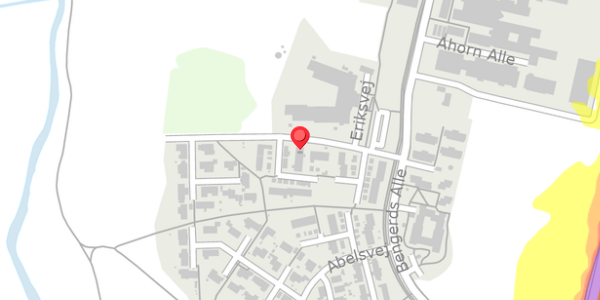 Trafikstøjkort på Eriksvej 29, . , 4100 Ringsted