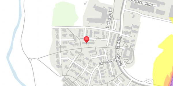 Trafikstøjkort på Eriksvej 51, . , 4100 Ringsted