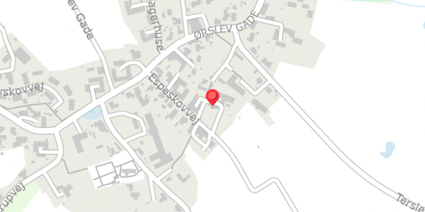 Trafikstøjkort på Espeskovvej 9, 4100 Ringsted