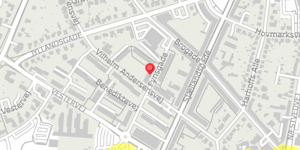 Trafikstøjkort på Fynsgade 18, 2. th, 4100 Ringsted