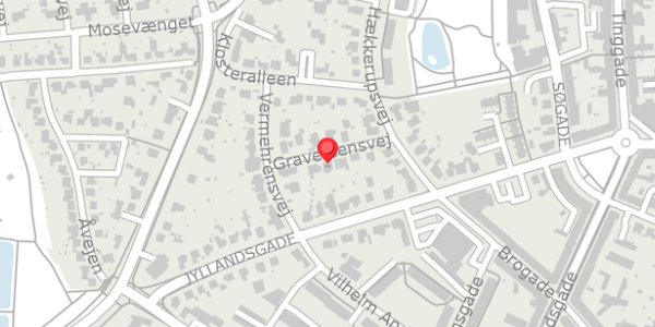 Trafikstøjkort på Graversensvej 9, 4100 Ringsted