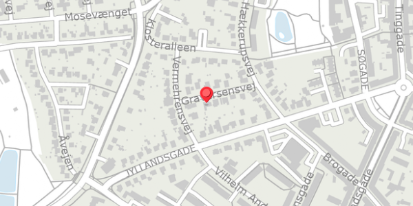 Trafikstøjkort på Graversensvej 11, . , 4100 Ringsted