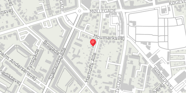Trafikstøjkort på Harhoffs Alle 12, . , 4100 Ringsted