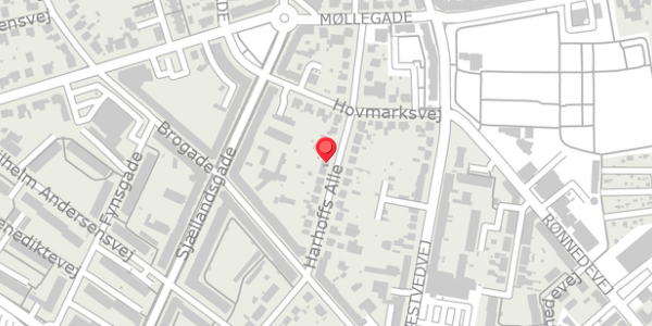 Trafikstøjkort på Harhoffs Alle 16, . , 4100 Ringsted