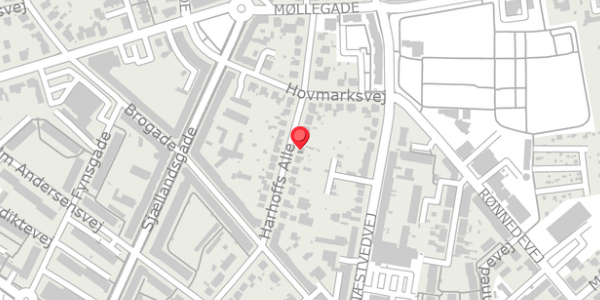 Trafikstøjkort på Harhoffs Alle 17, . , 4100 Ringsted