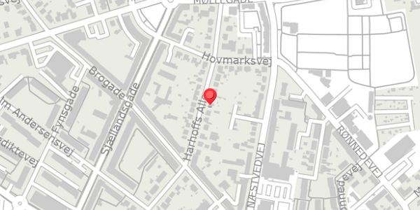 Trafikstøjkort på Harhoffs Alle 19, . , 4100 Ringsted