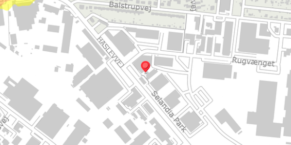 Trafikstøjkort på Haslevvej 13, 4100 Ringsted