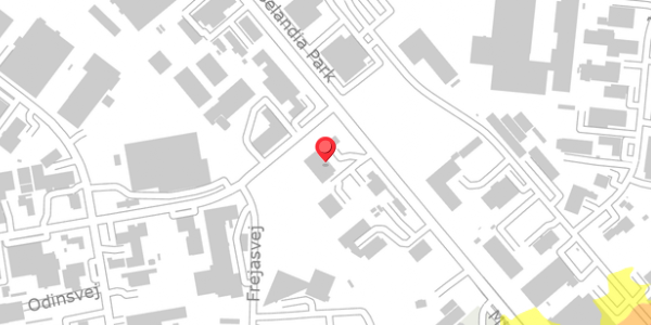 Trafikstøjkort på Haslevvej 22, 4100 Ringsted