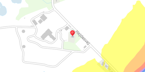 Trafikstøjkort på Hejdesvej 21, 4100 Ringsted