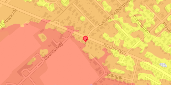 Trafikstøjkort på Holbækvej 63, . , 4100 Ringsted