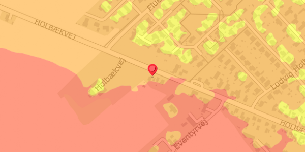 Trafikstøjkort på Holbækvej 83, . , 4100 Ringsted