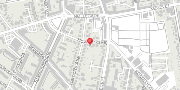 Trafikstøjkort på Hovmarksvej 7, 4100 Ringsted