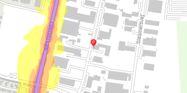Trafikstøjkort på Huginsvej 19, . , 4100 Ringsted