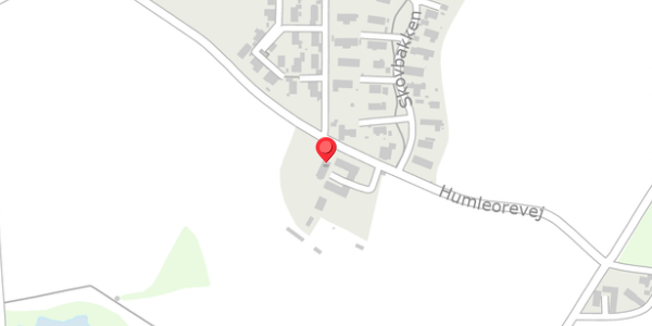 Trafikstøjkort på Humleorevej 10, . , 4100 Ringsted