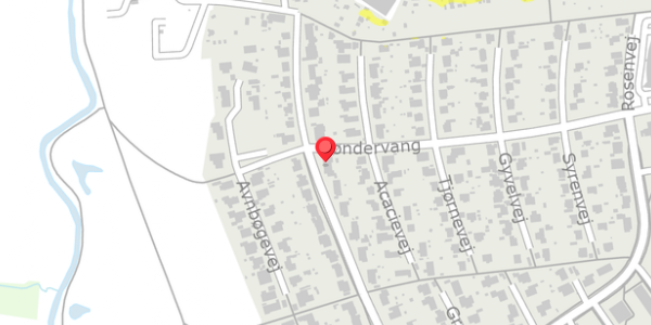Trafikstøjkort på Hybenvej 19A, . , 4100 Ringsted