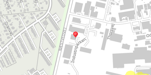 Trafikstøjkort på Industriparken 6, 4100 Ringsted