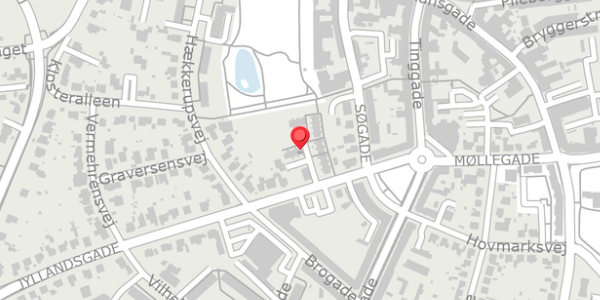 Trafikstøjkort på Jyllandsgade 8P, 4100 Ringsted