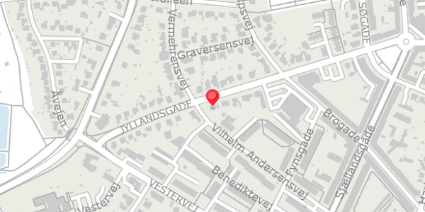 Trafikstøjkort på Jyllandsgade 23, 4100 Ringsted
