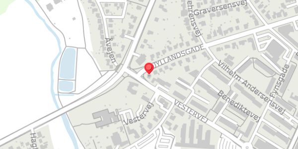 Trafikstøjkort på Jyllandsgade 41, 4100 Ringsted