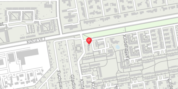 Trafikstøjkort på Kildebovej 4, 4100 Ringsted