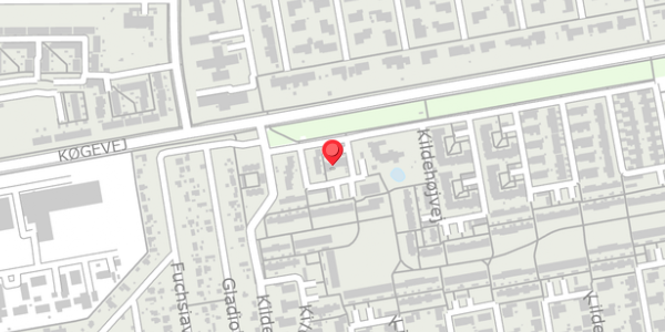 Trafikstøjkort på Kildebovej 5, 4100 Ringsted